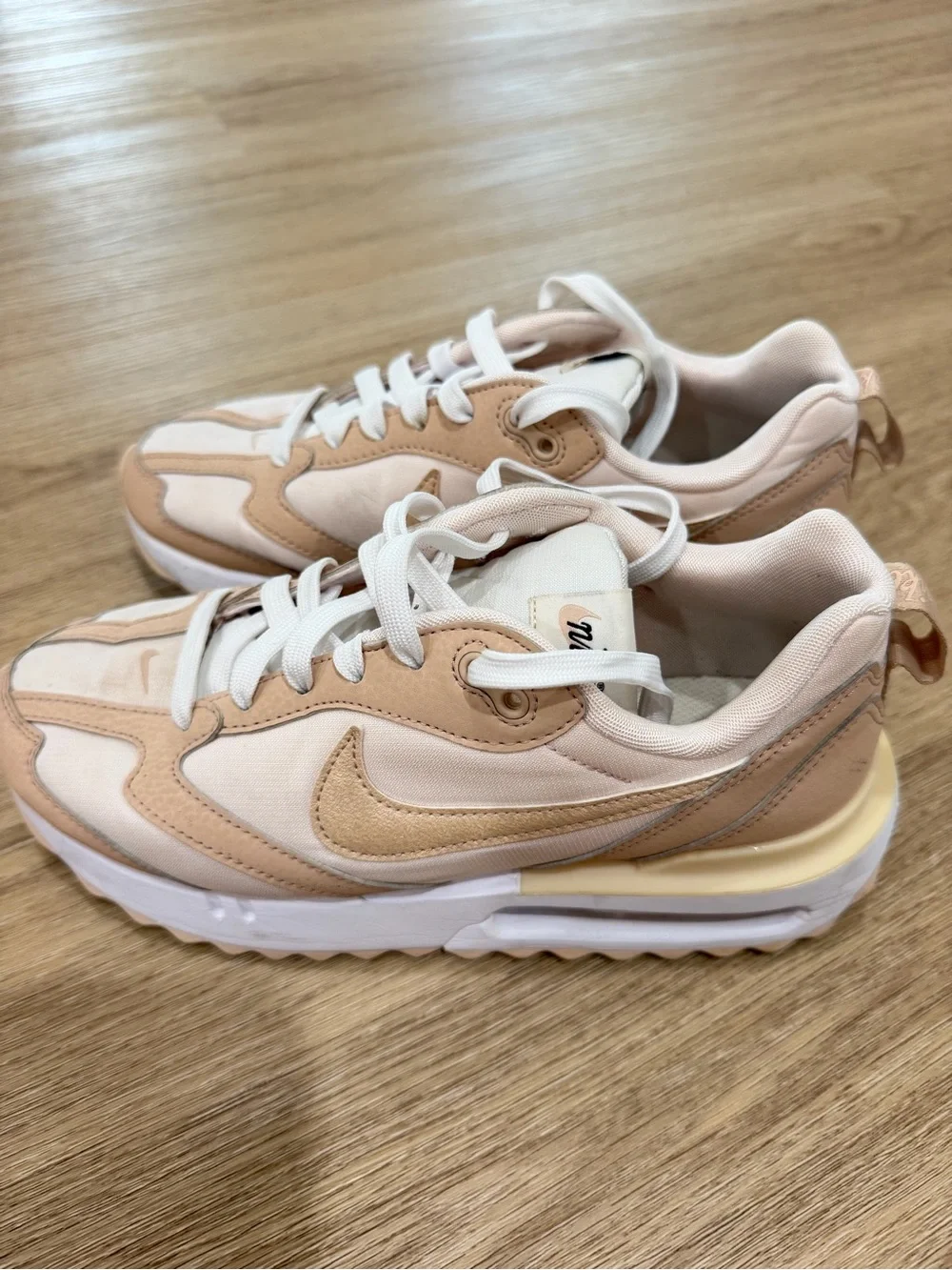 Nike Women’s Light Pink Tan Retro Runner Sneakers